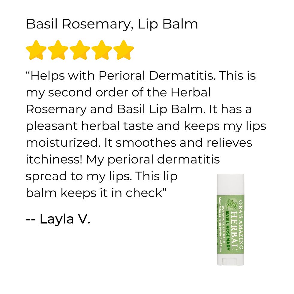 Thumbnail: Natural Lip Balm, Herbal Infused, Basil Rosemary