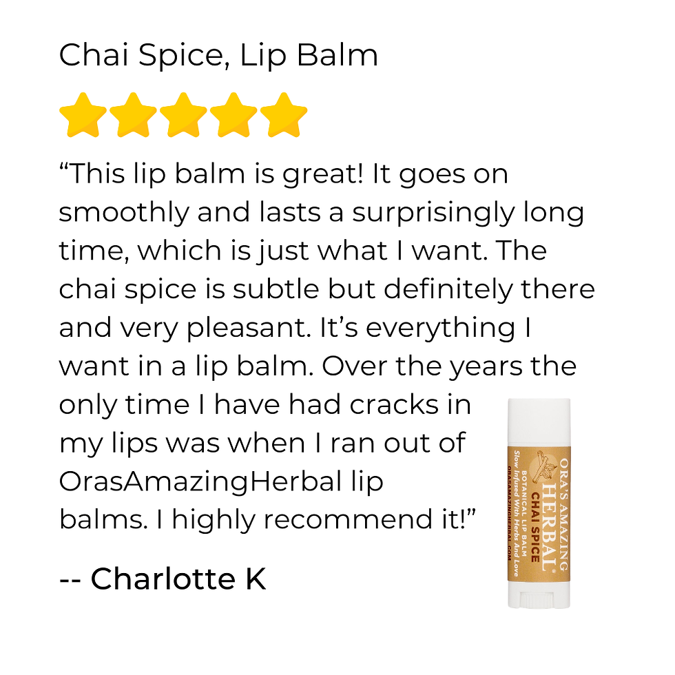 Thumbnail: Natural Lip Balm, Herbal Infused, Chai Spice