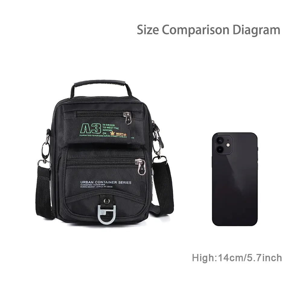 縮圖：Tactical Men Messenger Nylon Bag Outdoor Army Multifunction Travel Bag