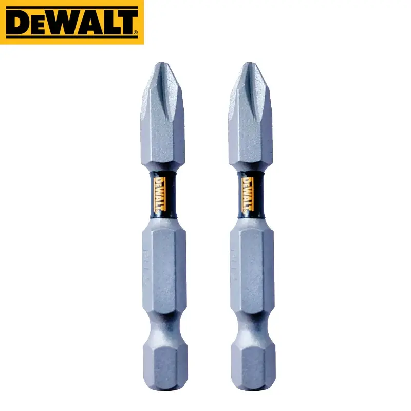 Thumbnail: DEWALT Original PH2 SL8 Cross Slotted Drill Bits Sleeve Magnetic Ring Adapter