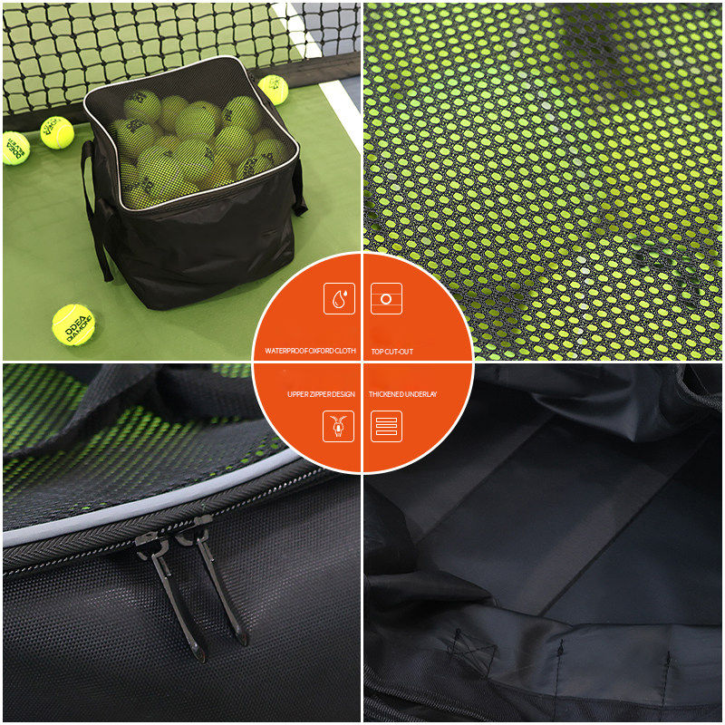 縮圖：Oxford Tennis Bag for 80Pcs Balls Handheld Outdoor Storage Bag Fabric Folding