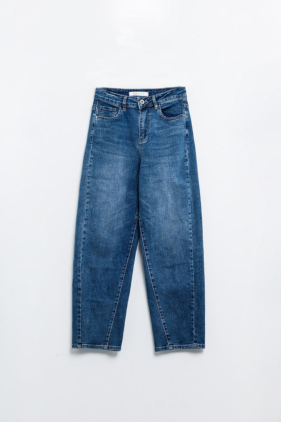 Thumbnail: Dark Blue Oversized Boyfriend Jeans