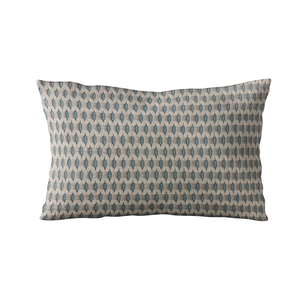 縮圖：Plutus Blue Rocks Dot Luxury Throw Pillow