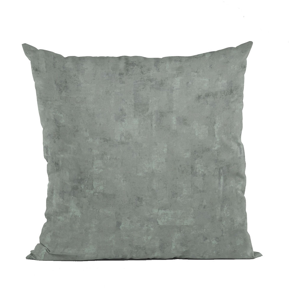 縮圖：Gunmetal Hidden Island Velvet With Foil Printing on Top Luxury Throw Pillow