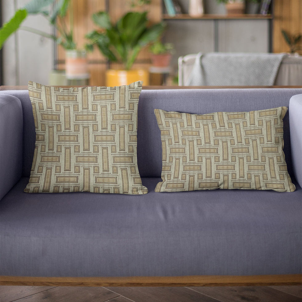 縮圖：Plutus Bronze Stony Cut Velvet, Some Sparkle to It Luxury Throw Pillow