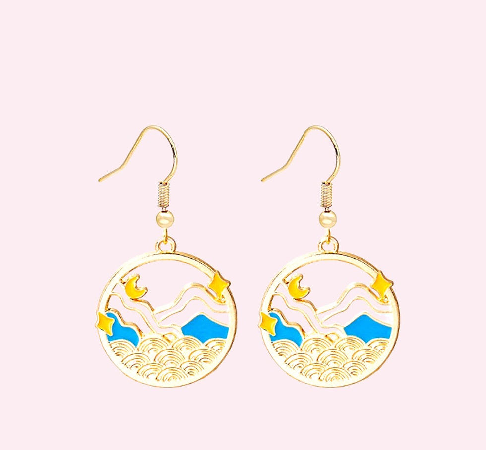 Valley Earring, Handmade Jewelry | Dangle Earrings Spring Summer Jewelry