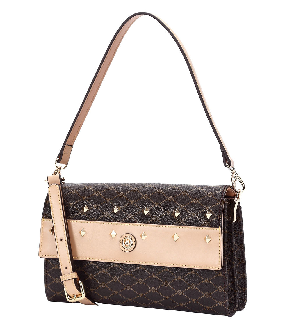 Misty Studdia Leather Crossbody Bag