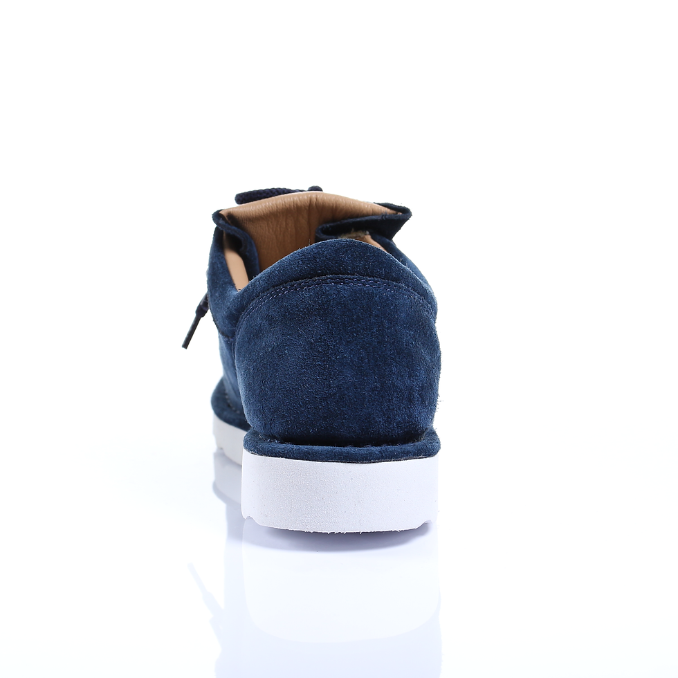 Thumbnail: Ladies  Suede Casual Boots (Navy)