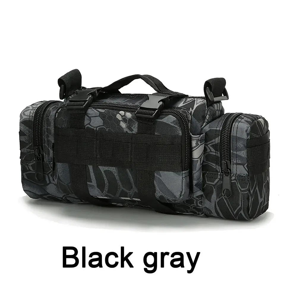 Thumbnail: Outdoor Multifunctional Waist Bag Sport Waist Bag Camouflage Pocket Bag Climbing