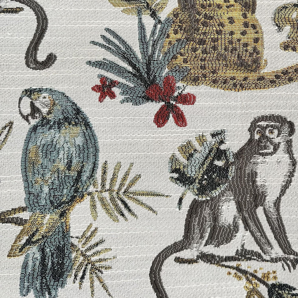 Miniature : Plutus Multi-Color Jungle Animal Faux Fur Luxury Throw Pillow