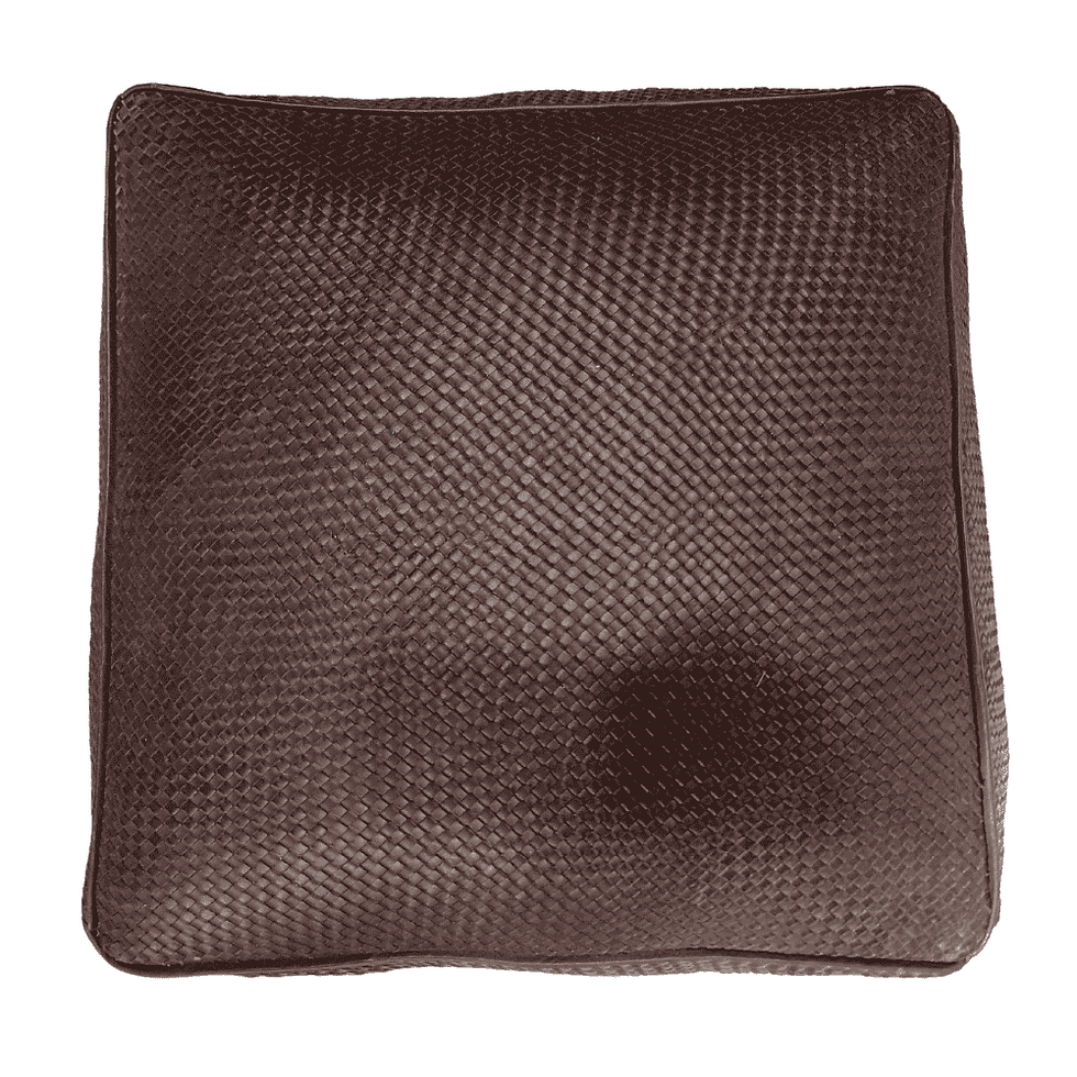 Miniature : Leather Poufs Cruber