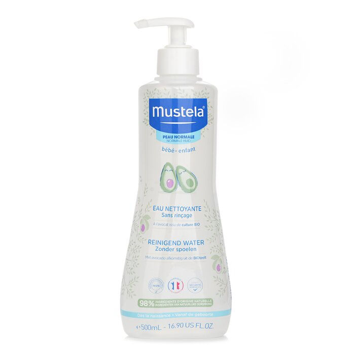 Thumbnail: MUSTELA - No Rinse Cleansing Water (Face & Diaper Area) - For Normal Skin