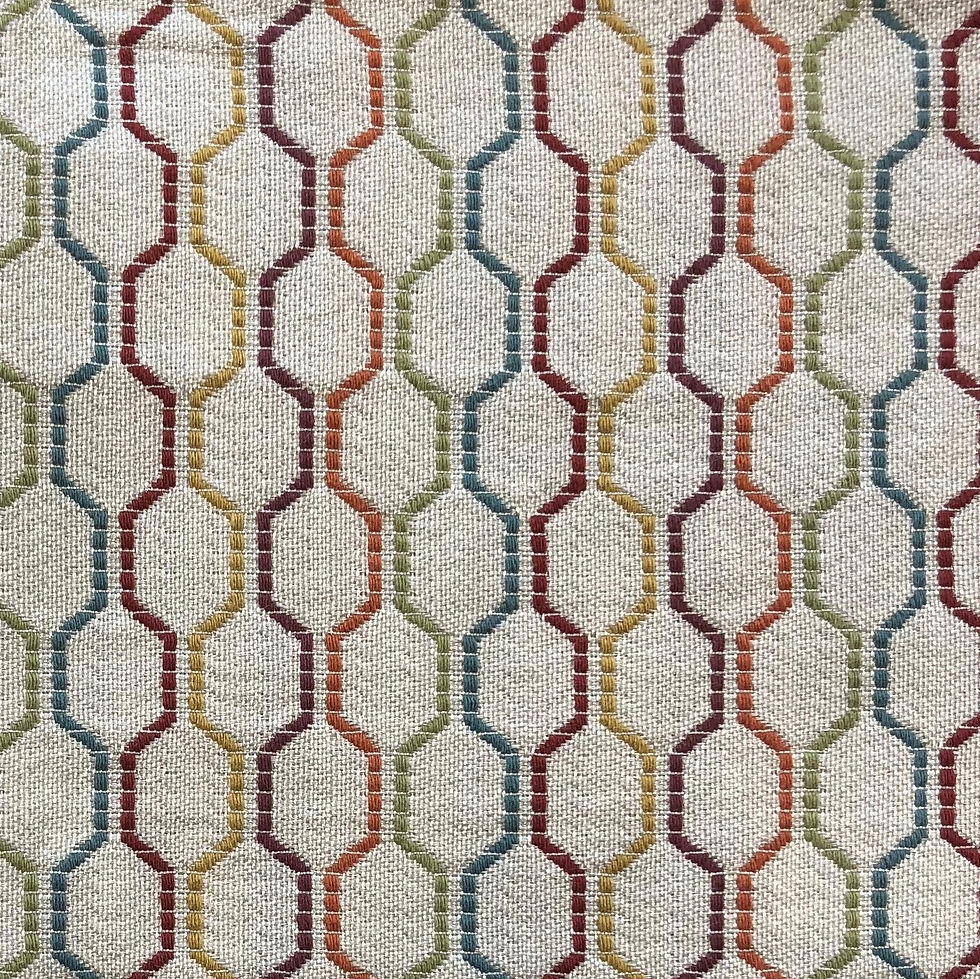 Thumbnail: Jazzy Straw Multicolor Luxury Throw Pillow
