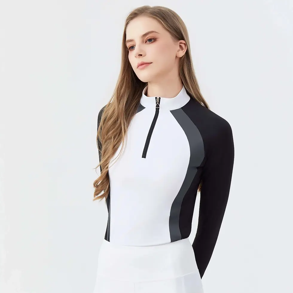 Thumbnail: Spring and Summer Long Sleeved Equestrian T-Shirt Riding Top Women's Shirt