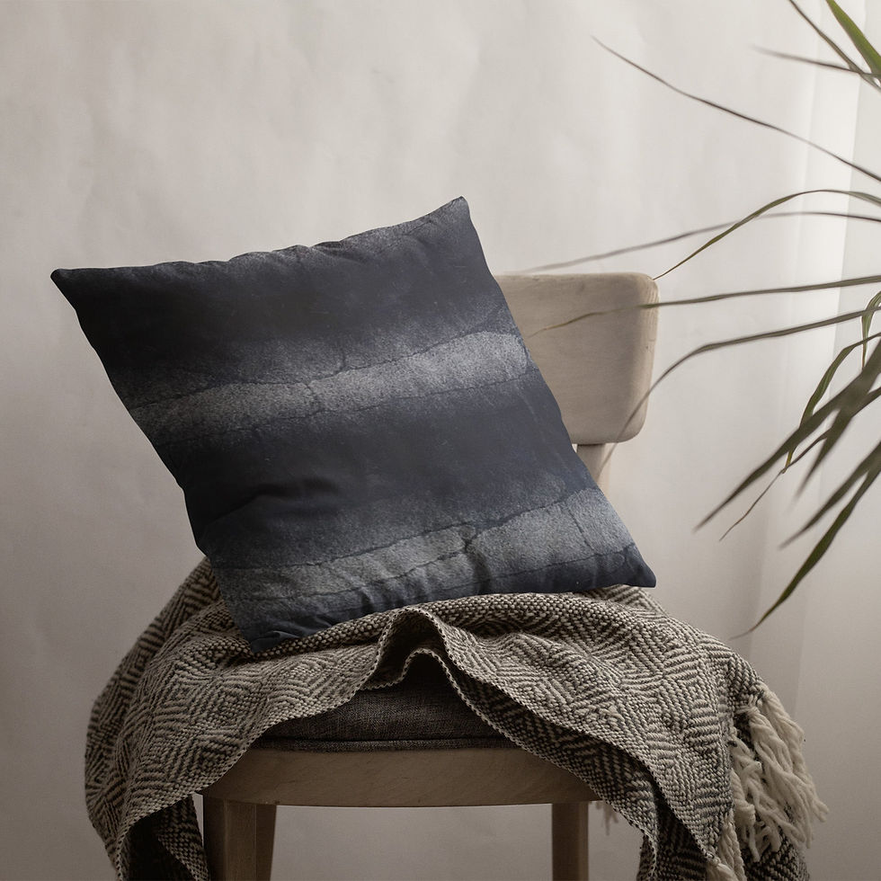 Miniature : Plutus Blue Ink Furever Animal Faux Fur Luxury Throw Pillow