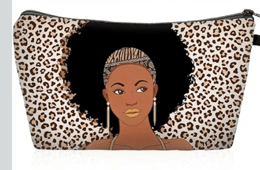 Thumbnail: Melanated Women Cosmetic Bag — Afrocentric & Affirmation Styles