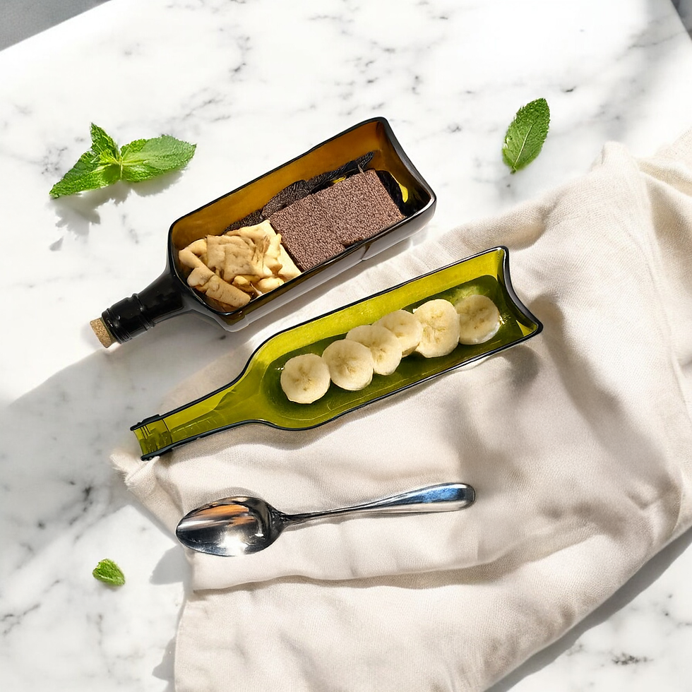 Thumbnail: Wine Bottle Glass Platter