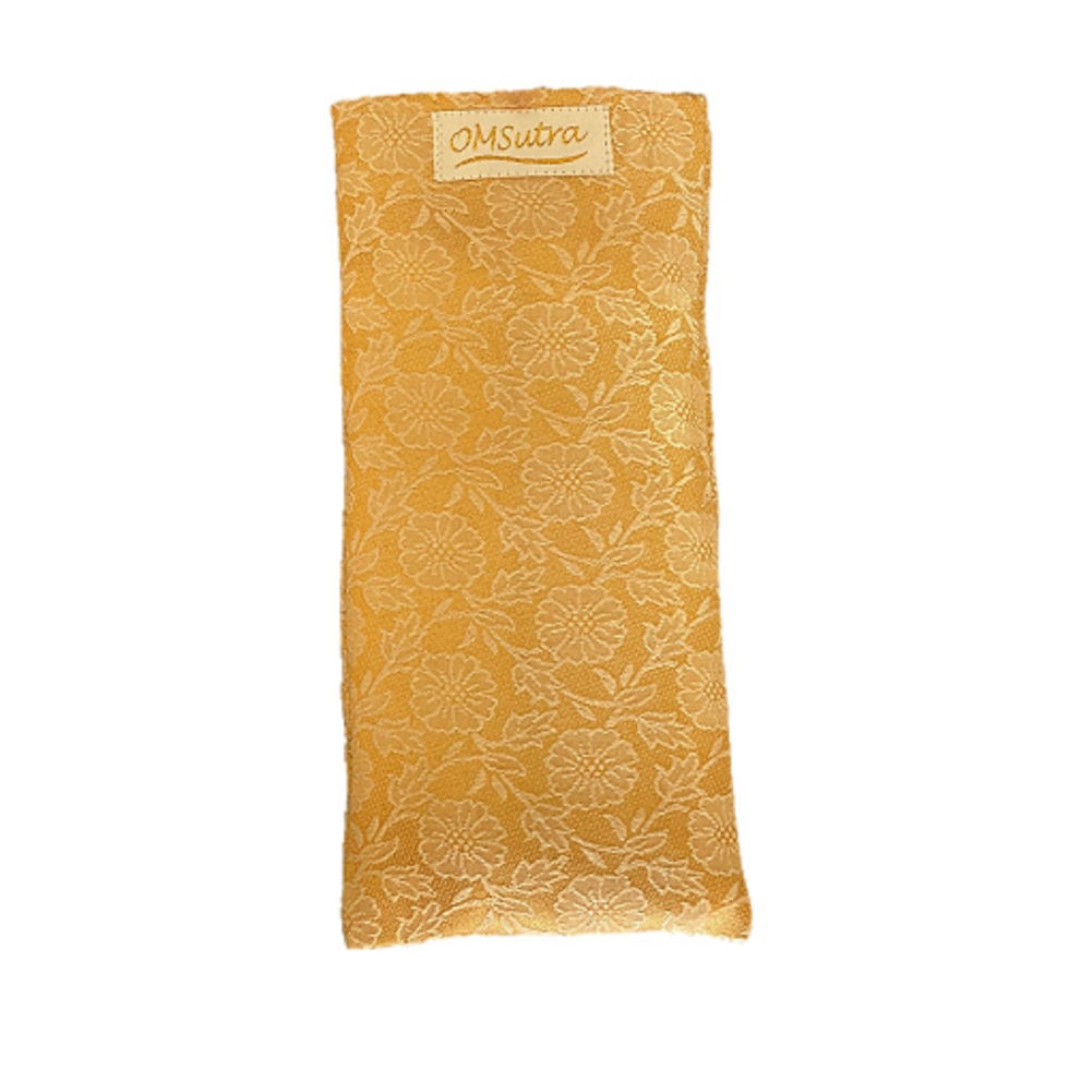 Thumbnail: OMSutra Floral Silk Eye Pillow