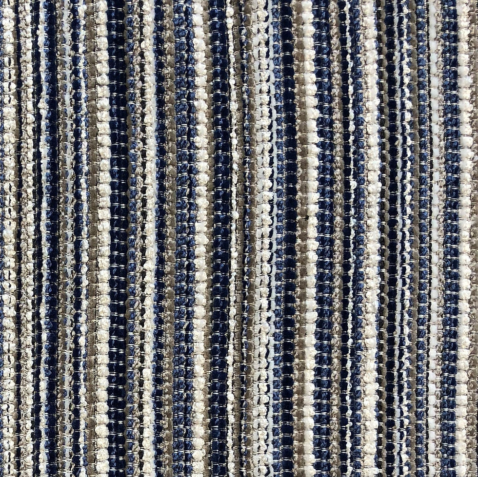 Thumbnail: New Hampton  Ivory and Blue Luxury Throw Pillow
