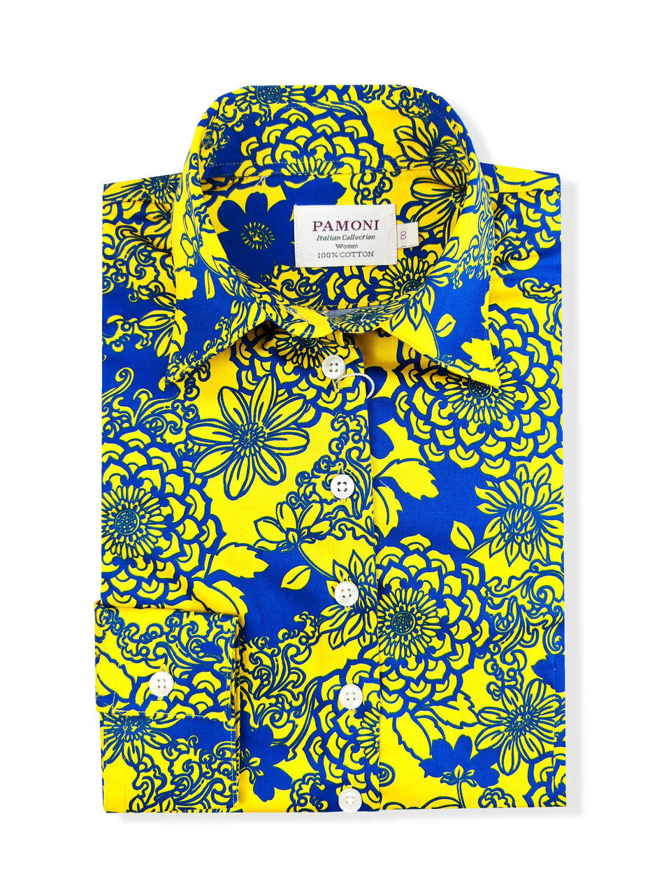 Thumbnail: Lemon Blue Floral Print Shirt