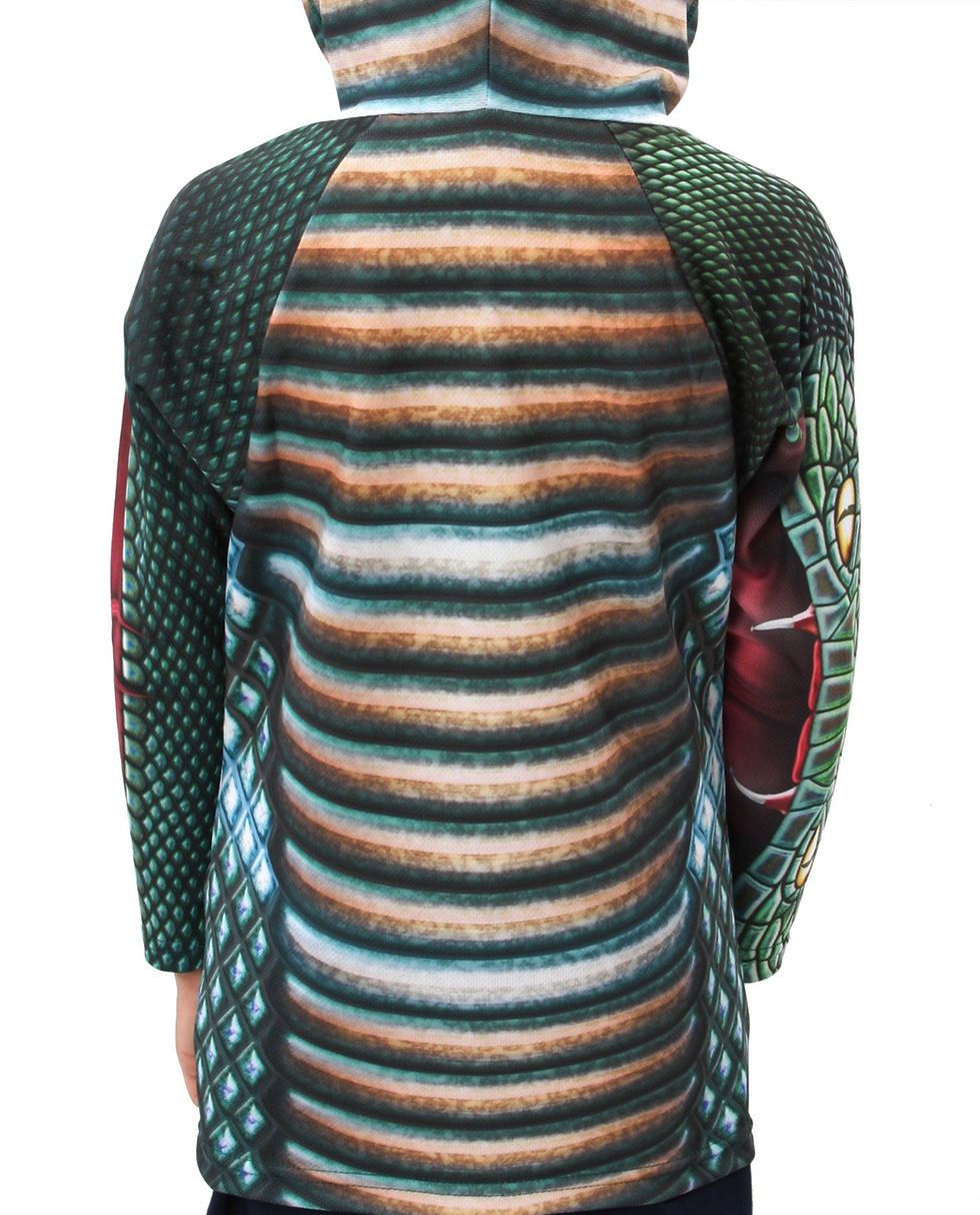 Thumbnail: COBRA SNAKE Hoodie Chomp Shirt by MOUTHMAN®