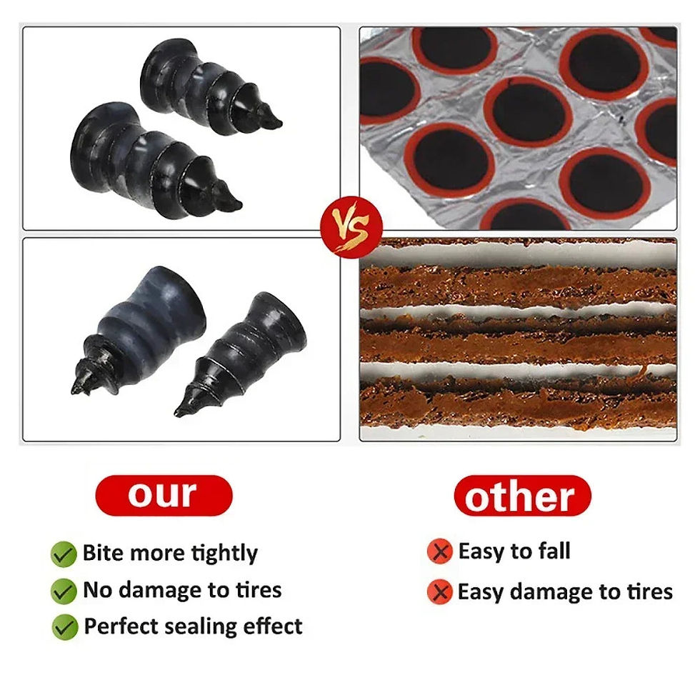 縮圖：NEW 21-10PCS Tire Repair Nail Self-Tapping Screw Plastic Nail Soft Rubber Screw