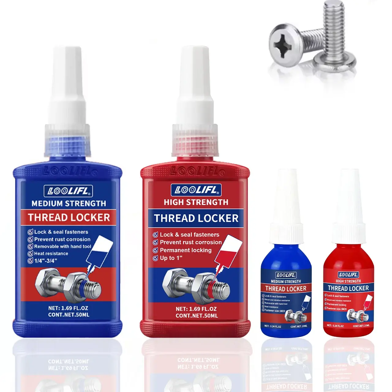 243-271 Medium to High Strength Thread Locking Agent, Thread Adhesive,