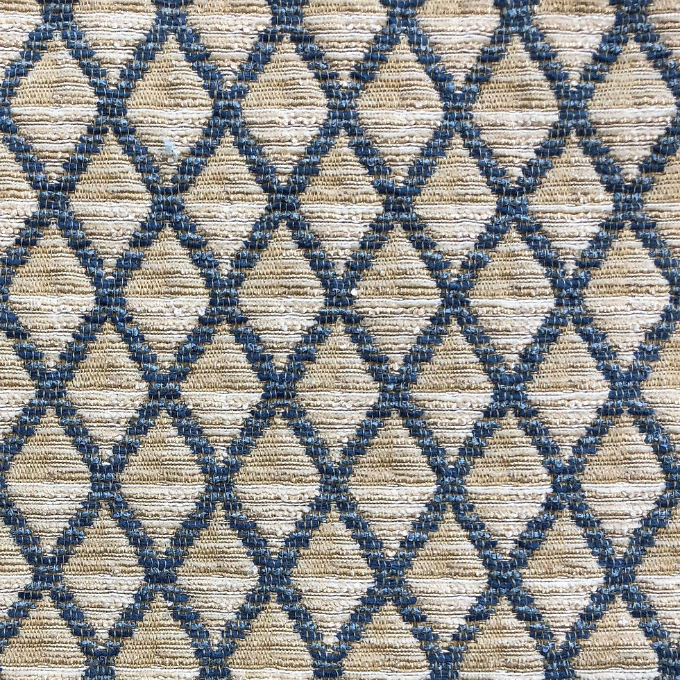 Thumbnail: Highland Ridge Yellow, Blue and Ivory Luxury Throw Pillow