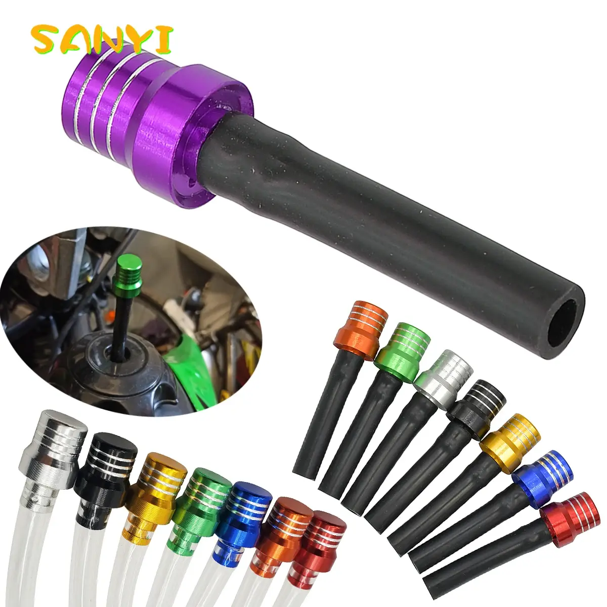 Universal Motorcycle Gas Fuel Cap Valve Vent Breather Hose Tube for KTM for