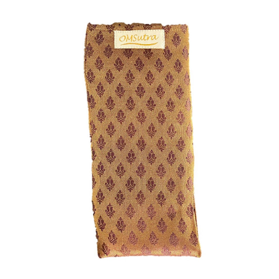 Thumbnail: OMSutra Floral Silk Eye Pillow