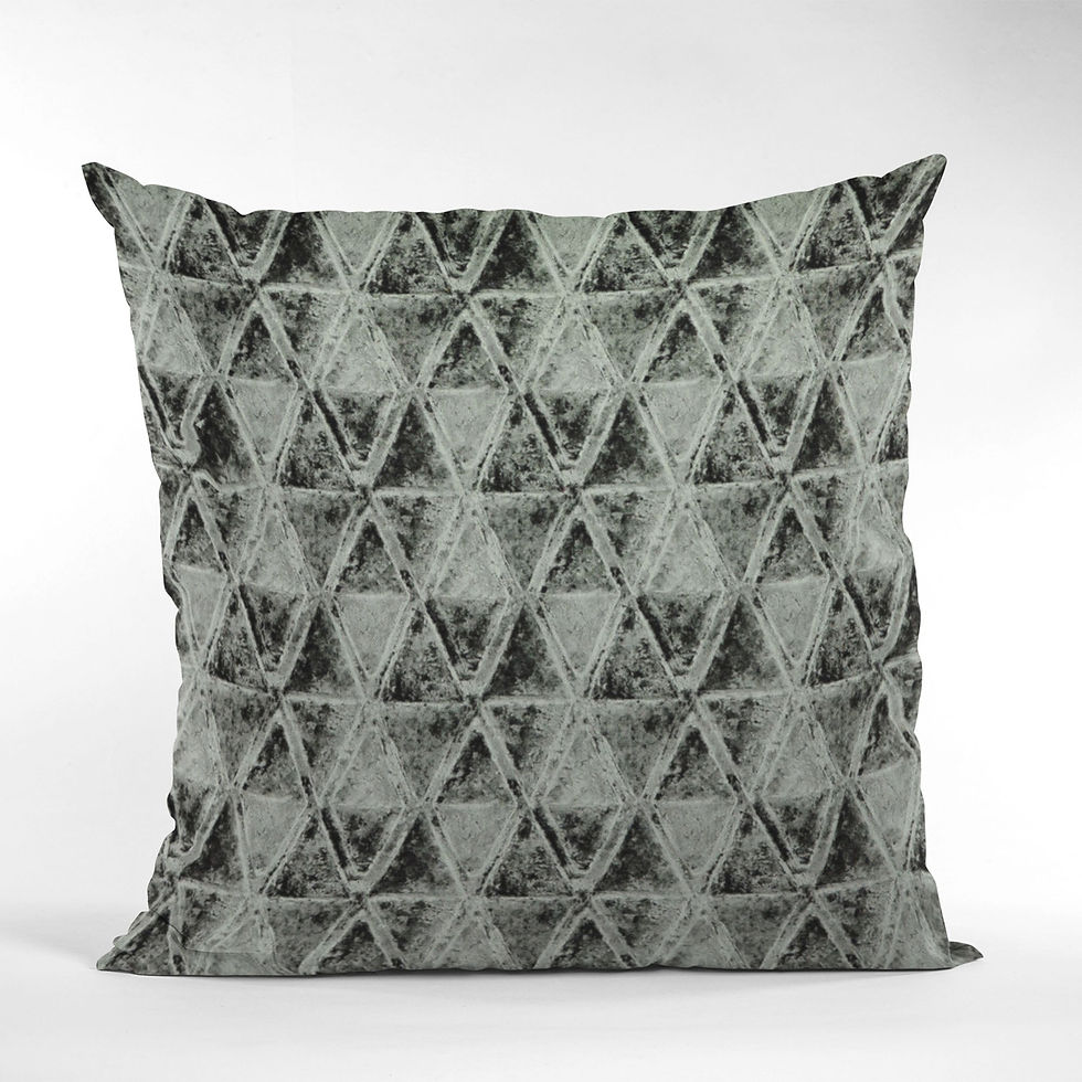 縮圖：Plutus Noir Stars Velvet With Foil Printing Luxury Throw Pillow