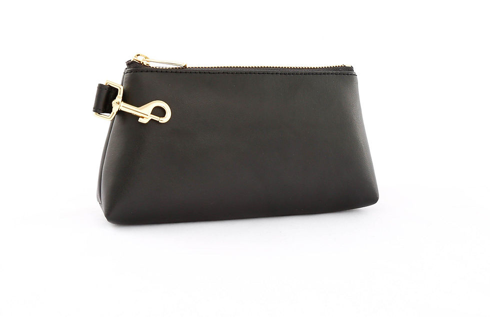 Thumbnail: Classic Black PREMIUM LEATHER WRISTLET SET