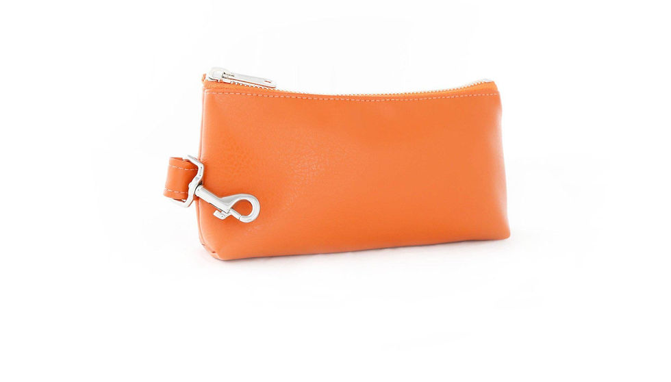 Thumbnail: Persimmon Vegan Leather WRISTLET SET