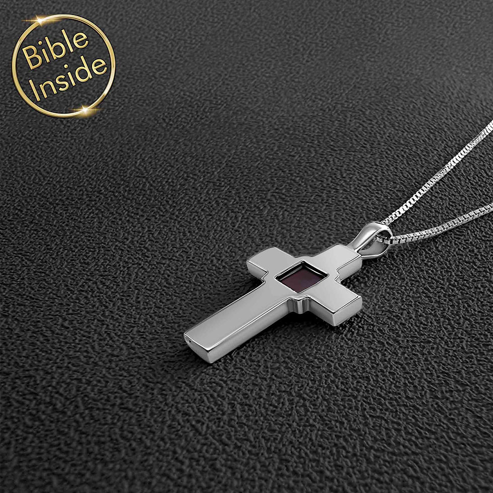 Thumbnail: Cross Necklace With the Entire Bible