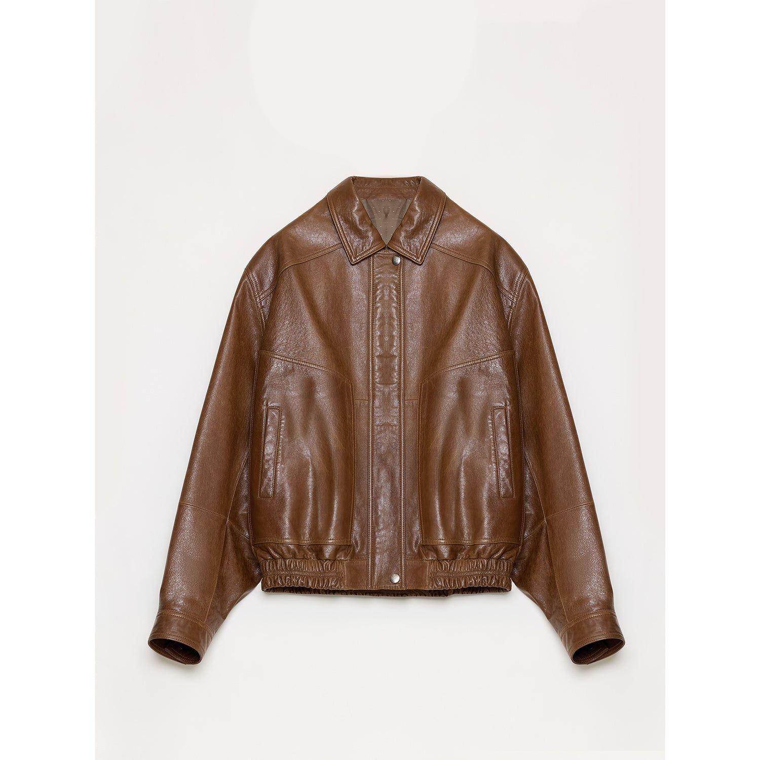 Luke Retro-Lederjacke aus gewachstem Leder
