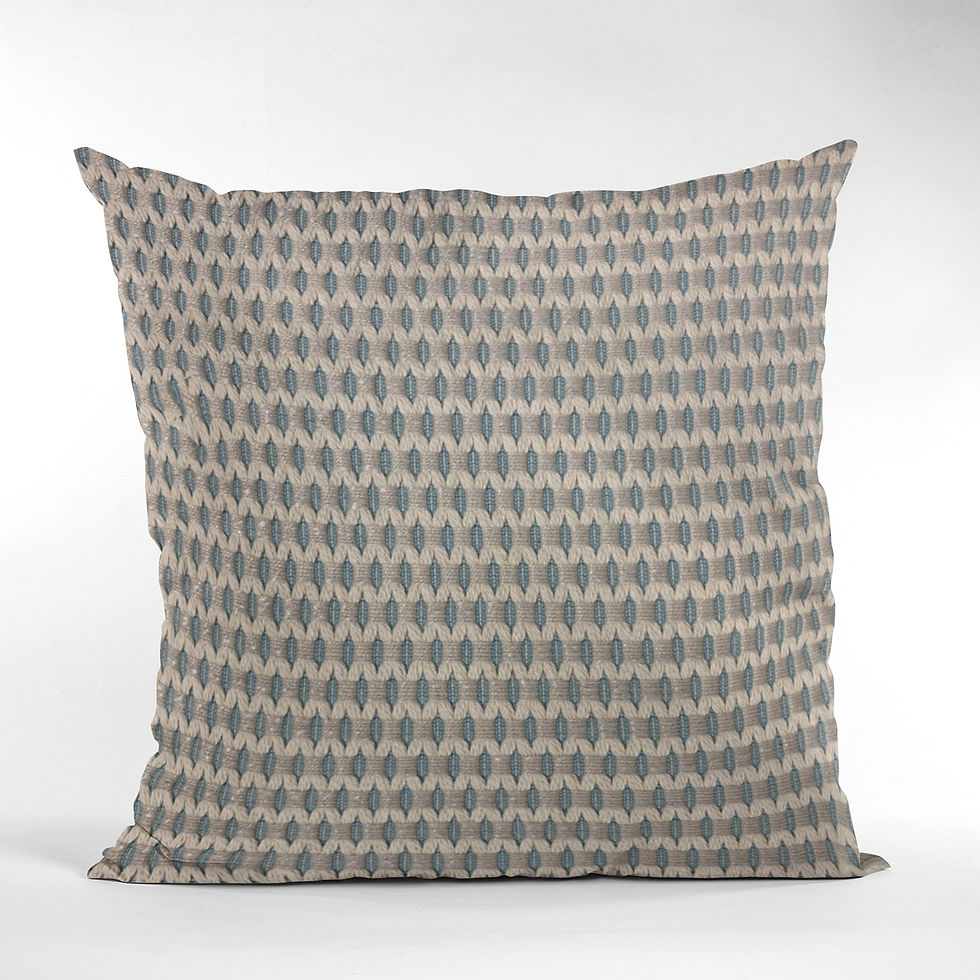 Miniature : Plutus Blue Rocks Dot Luxury Throw Pillow