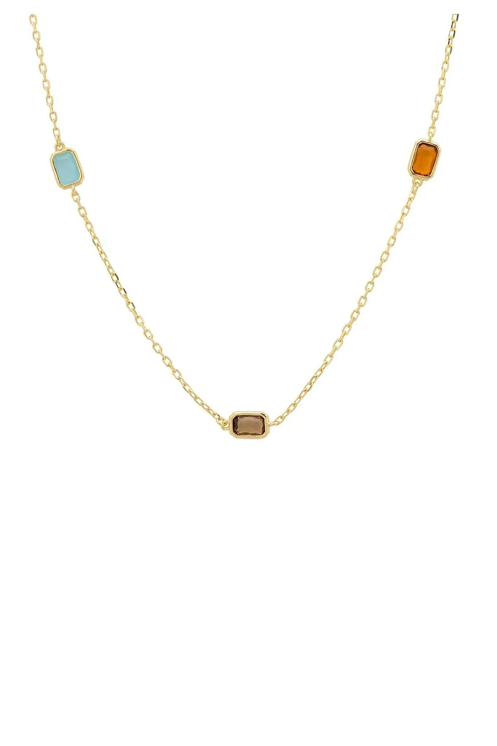 Thumbnail: Venice Rainbow 120Cm Necklace Gold
