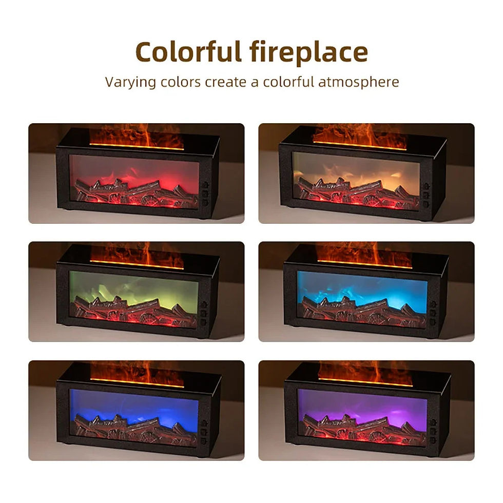 縮圖：Essential Oil Diffuser with Colorful Flame, Aromatherapy