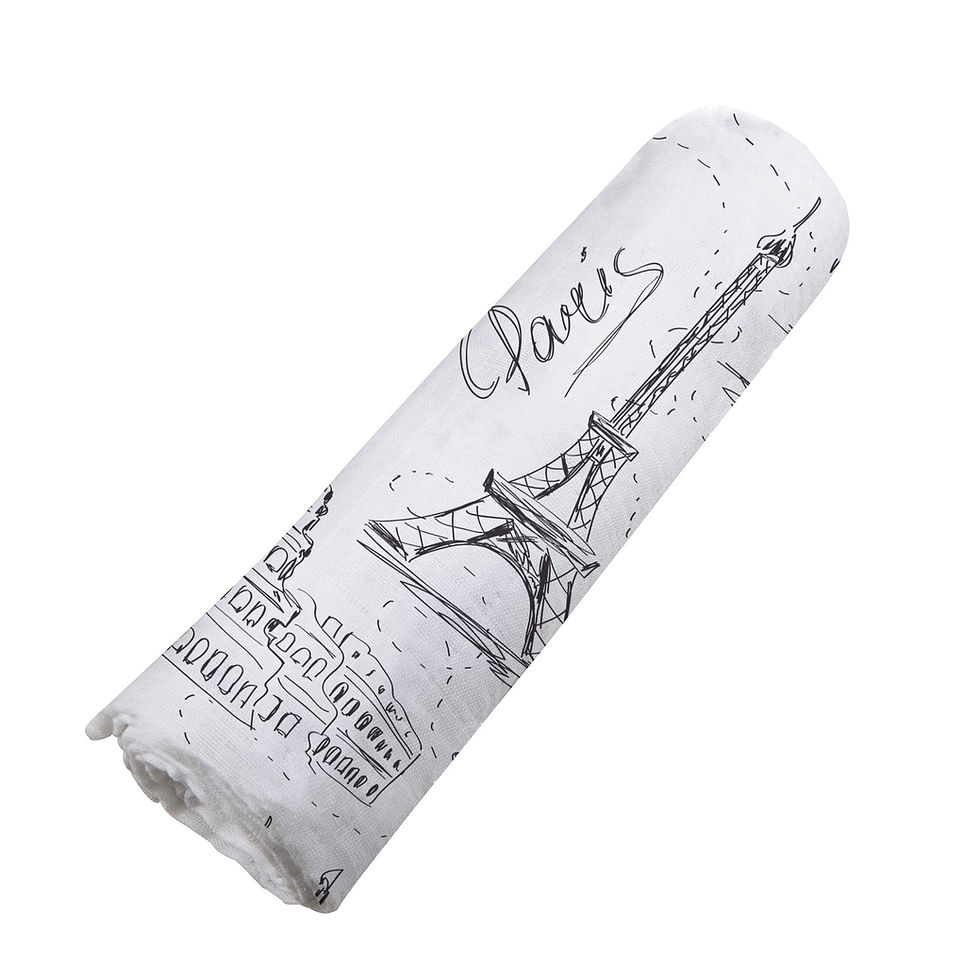 Thumbnail: London, Paris, New York Bamboo Swaddle