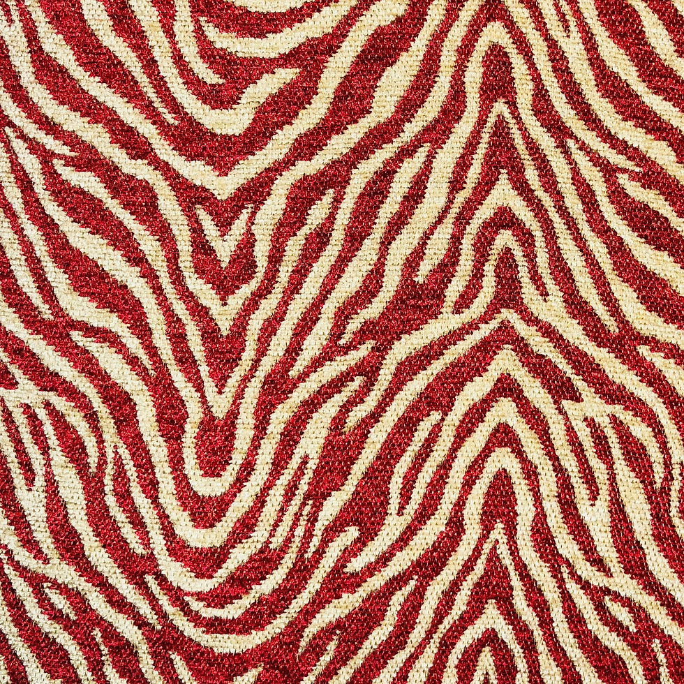 Thumbnail: Oasis Waves Red Luxury Throw Pillow