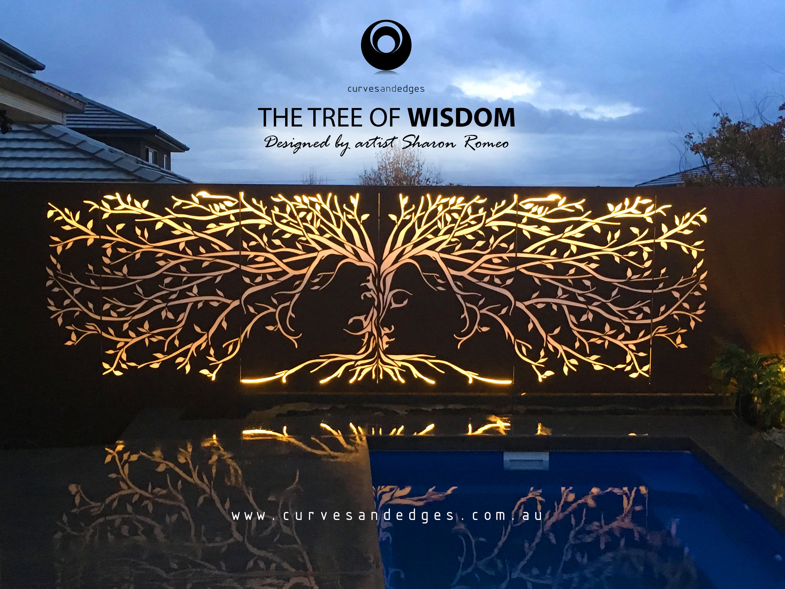 The Tree of Wisdom Privacy Screen