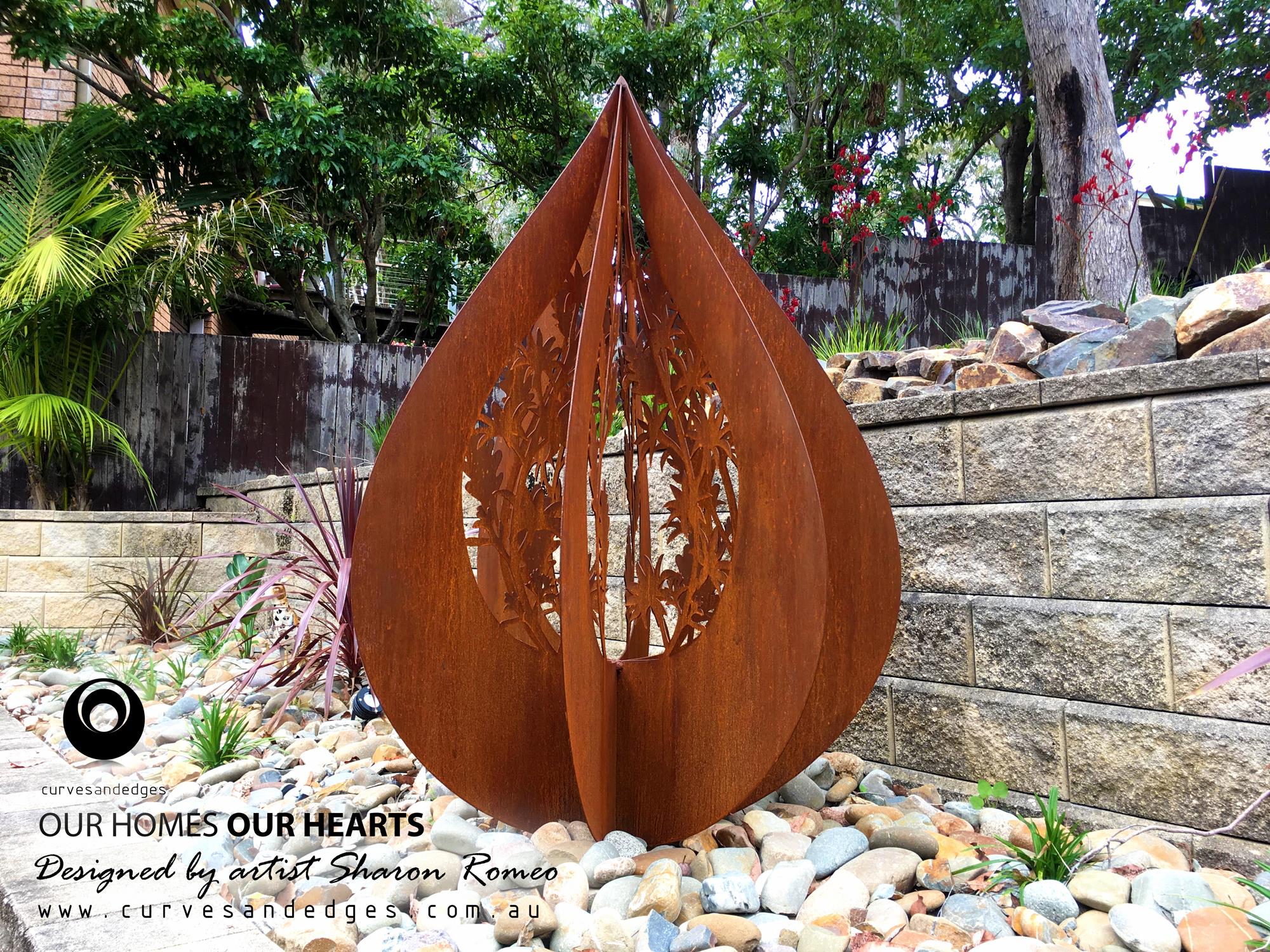 'Our Homes, Our Hearts' Sculpture