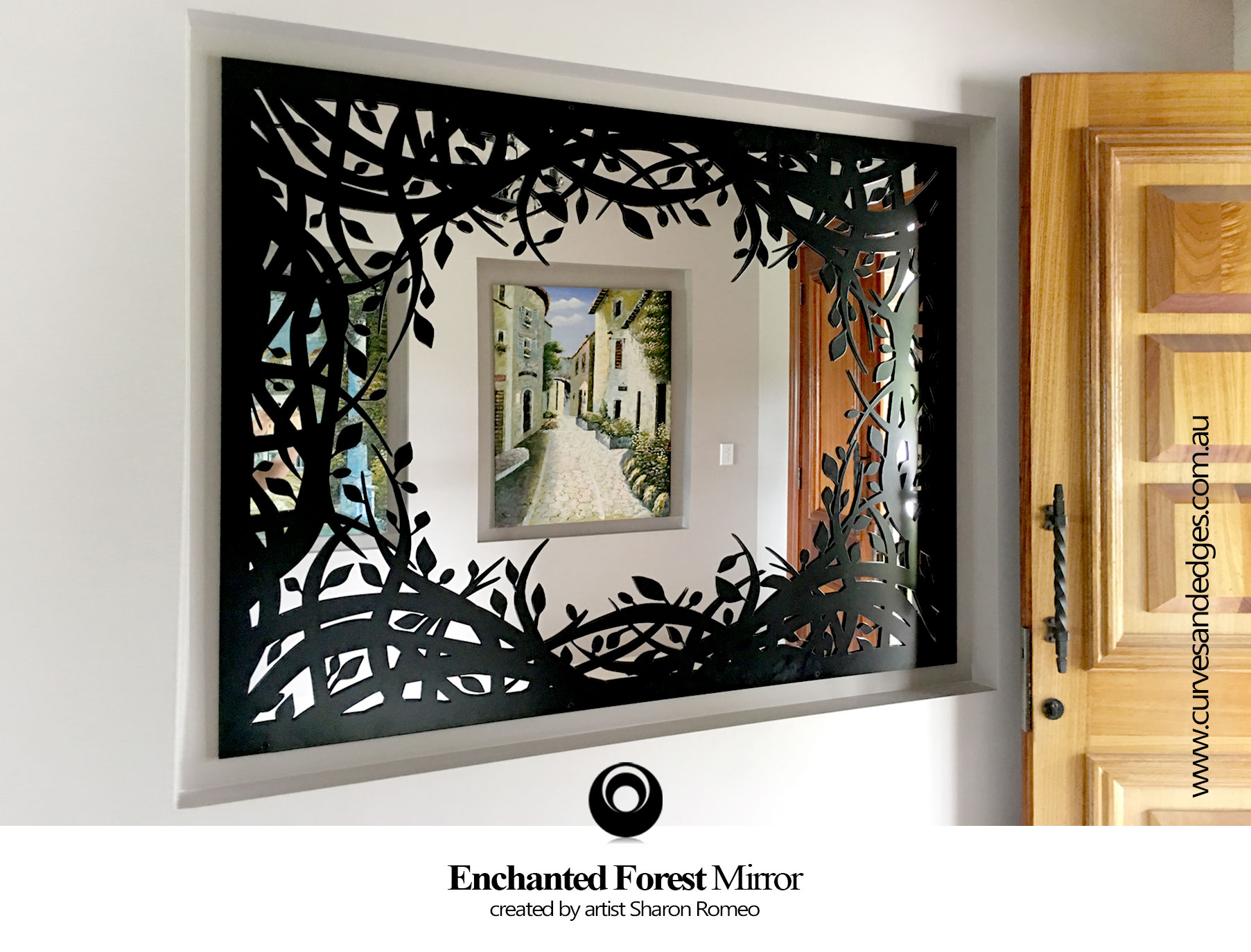 'Enchanted Forest' Mirror Art