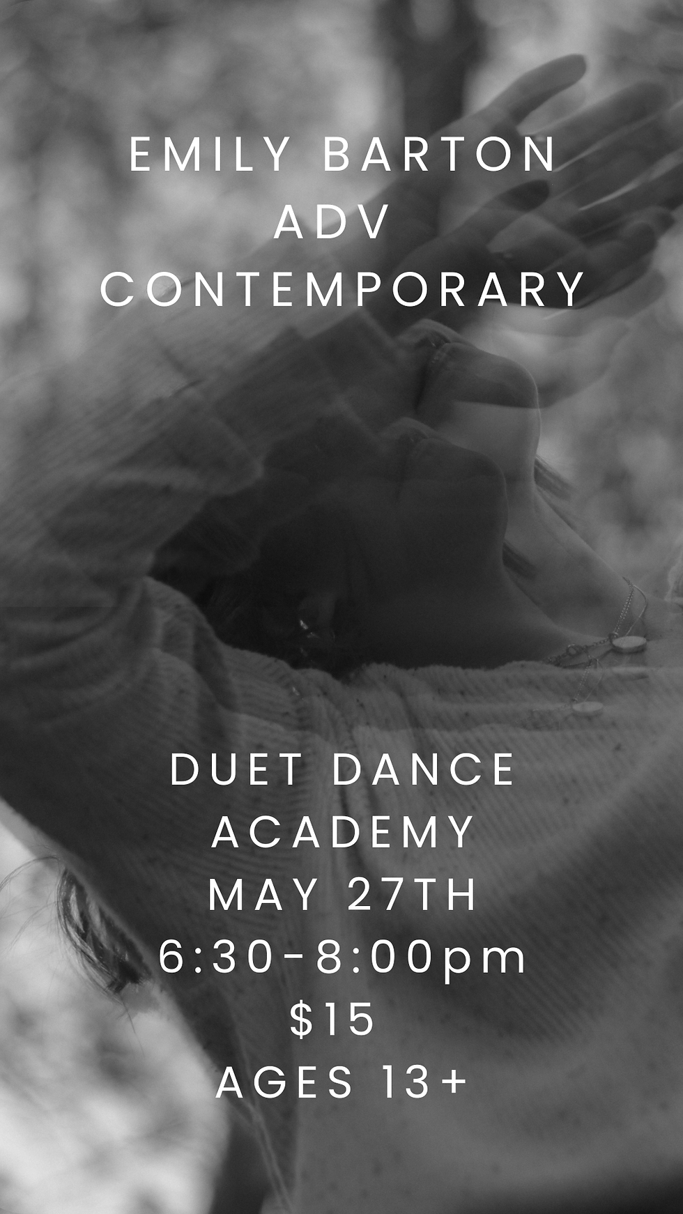 Advanced Contemporary Drop In Class with Emily