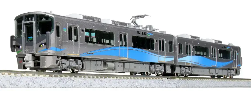 תמונה ממוזערת: Kato 10-1453 AINOKAZE-TOYAMA Railway 521 Series-1000 2Cars Set - N Scale