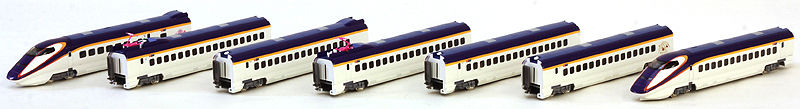 תמונה ממוזערת: Kato 10-1255 E3-2000 Series Yamagata Shinkansen TSUBASA/New Color - N Scale