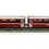 Thumbnail: Kato 10-1413+10-1414 Rhaetian Bahn Alps Red Coach EW 1 8Cars Set - N Scale