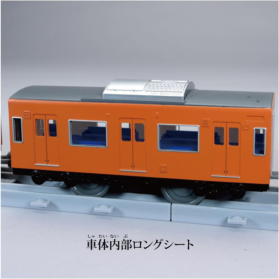 תמונה ממוזערת: Takara Tomy PlaRail  Real Class 201 Series Commuter Train (JR West Japan Orange)