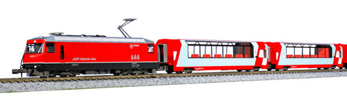 Kato 10-1816+10-1146 Glacier Express in the Alps 7Cars Set