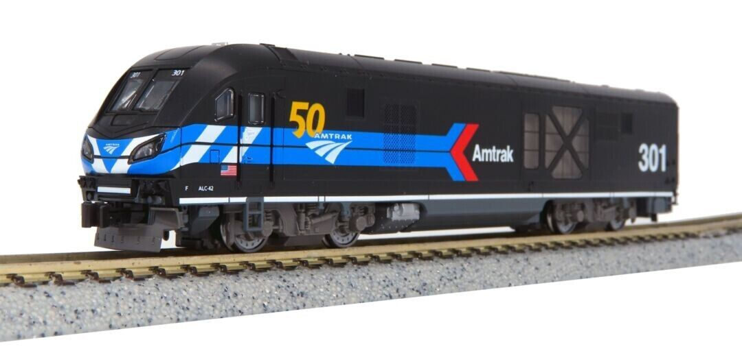KATO USA 17736-K Electric Locomotive Amtrak ALC-42 Charger Day One - N Scale